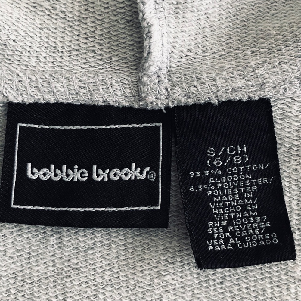 Bobby Brooks Gray/Pink Hoodie w/ Front Zipper - Picture 3 of 6